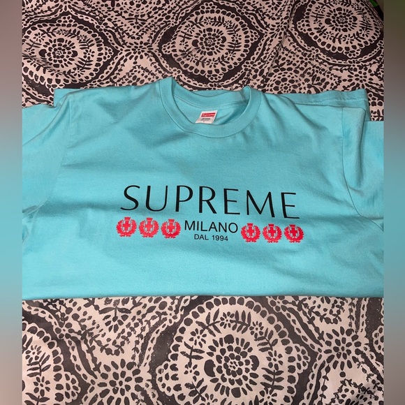 Supreme Milano Tee Light Teal - Picture 2 of 9